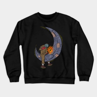 Welder Moon Crewneck Sweatshirt